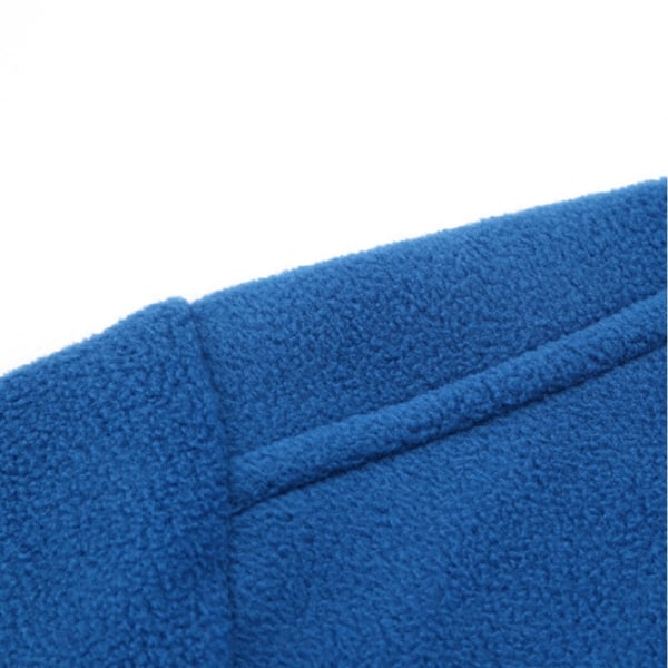 S-3XLPolar fleece herrjacka, tjock fleece utomhus Blue S