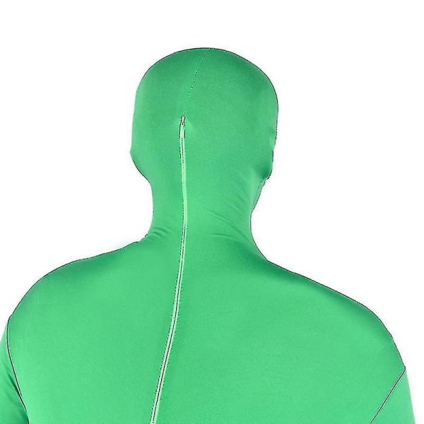 180 cm Stretch OnePiece Green Screen Invisibility-kläder,