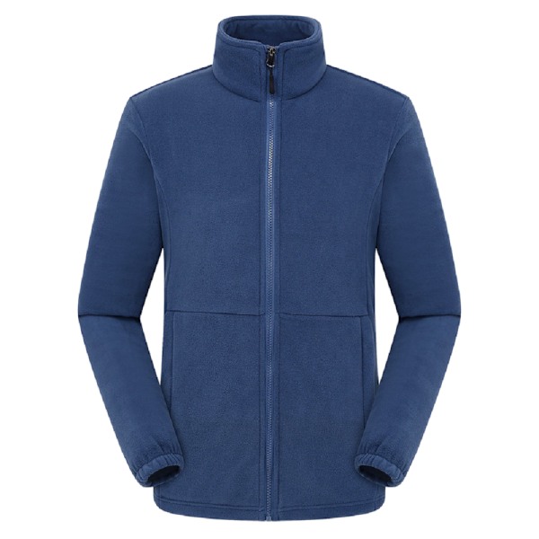 S-3XLPolar fleece herrjacka, tjock fleece utomhus Blue M