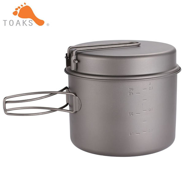 TOAKS Köksredskap Set Ultralätt Titanium Pot Stekpanna