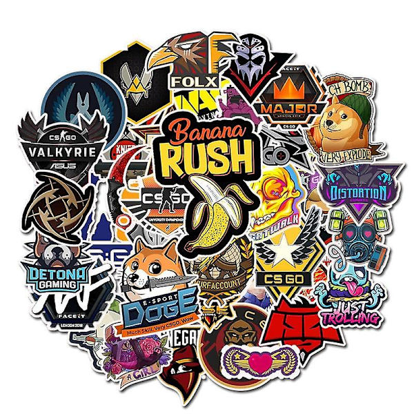 10/30/50 st/pack Cs Go Anime Game Stickers- Skateboard,