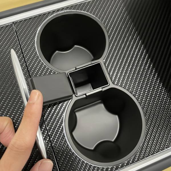 Center Console Cup Holder Insats för Tesla Model 3 Y 2021