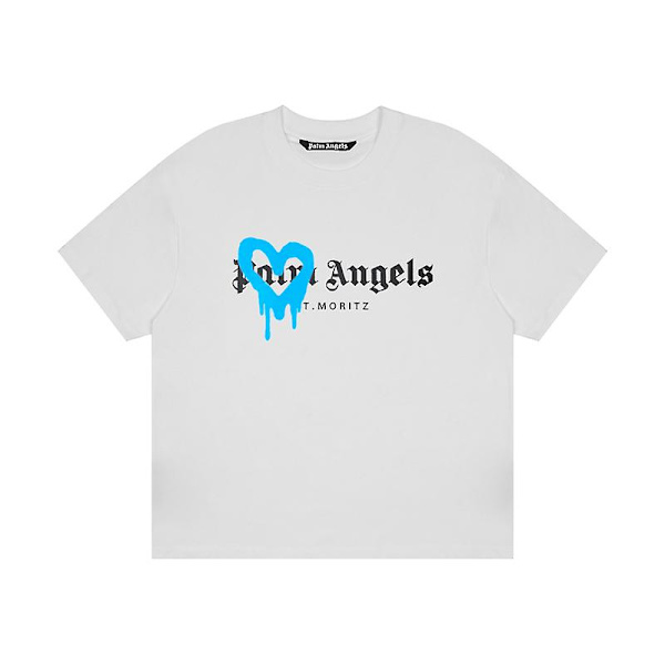 Palm Angels 22ss Letter Logotyp Love Spray Paint Printing M