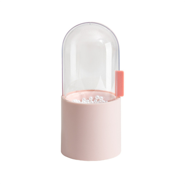 ABS+ Transparent Benzen Förvaringsbox, Transparent Bälte Pearl Pink