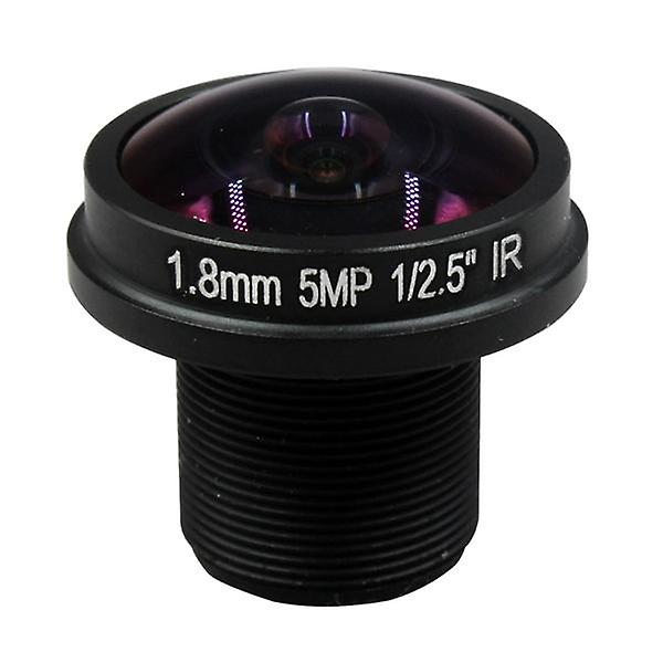 HD Fisheye CCTV-objektiv 5MP 1,8 mm M12*0,5 fäste 1/2,5 F2,0 180