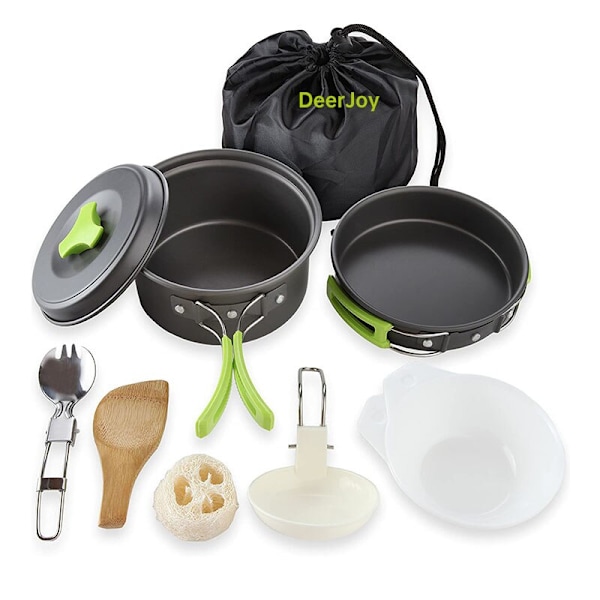 Camping Köksredskap Mess Kit Gear Camp Tillbehör Utrustning