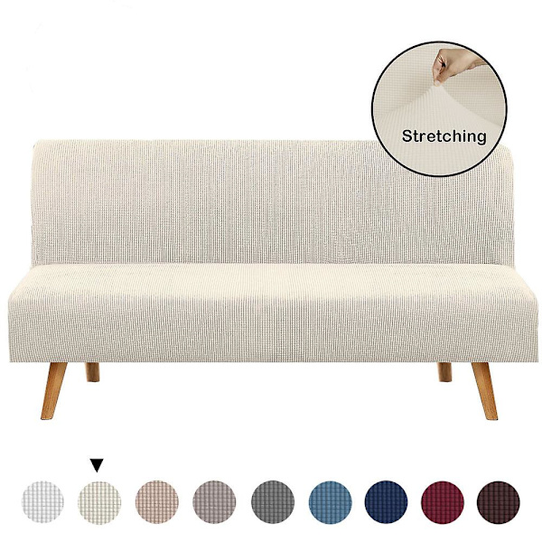 Cover utan armstöd Stretch cover All Inclusive Natural color One piece set