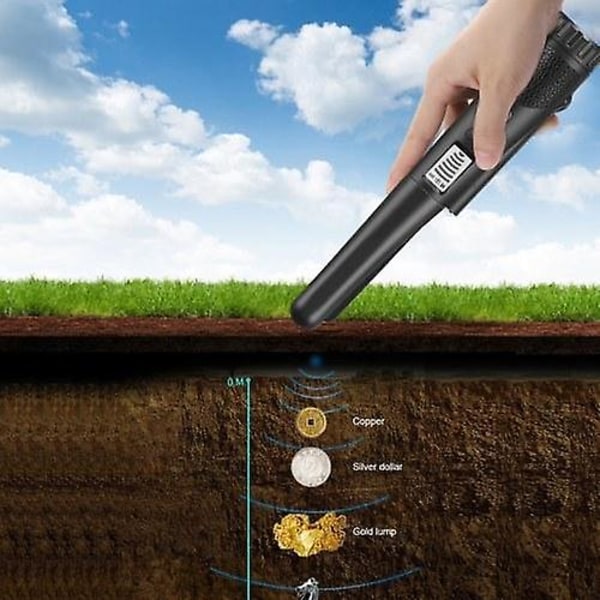 Bärbar liten handhållen metalldetektor metallsökare