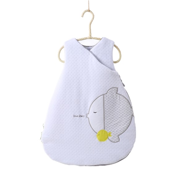 0~2 år gammal baby sovsäck, lämplig för höst och White 6-12 months