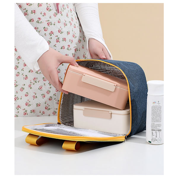 Funktionell förvaringsmönster kylare Lunchbox Bärbar