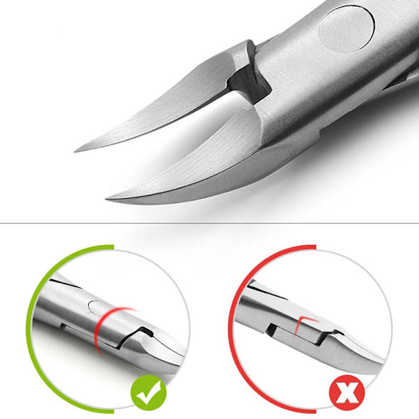 Guld Fötter Vård Tå Nagelklippare Trimmer Cutters Paronychia