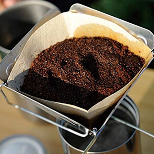Rostfritt stål fällbart kaffedroppfilterställ kaffe