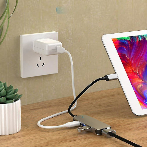 Typ C till HDMI 4k Usb-c USB 3.0-adapter för Macbook Dell