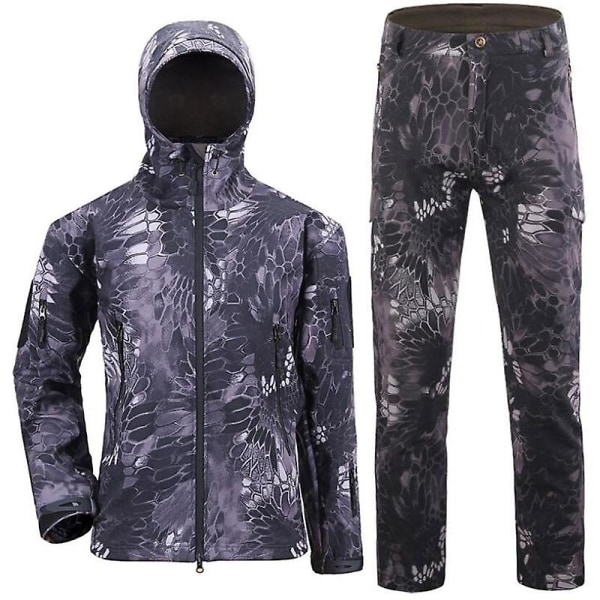 Militära uniformer, taktiska jackor och byxor XL / black python