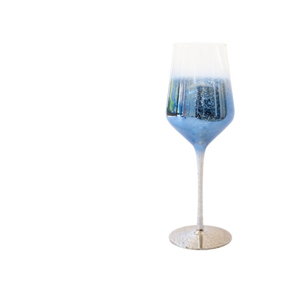 Kristallglas Rödvinsglas, Starry Tall Nordic Style Blue