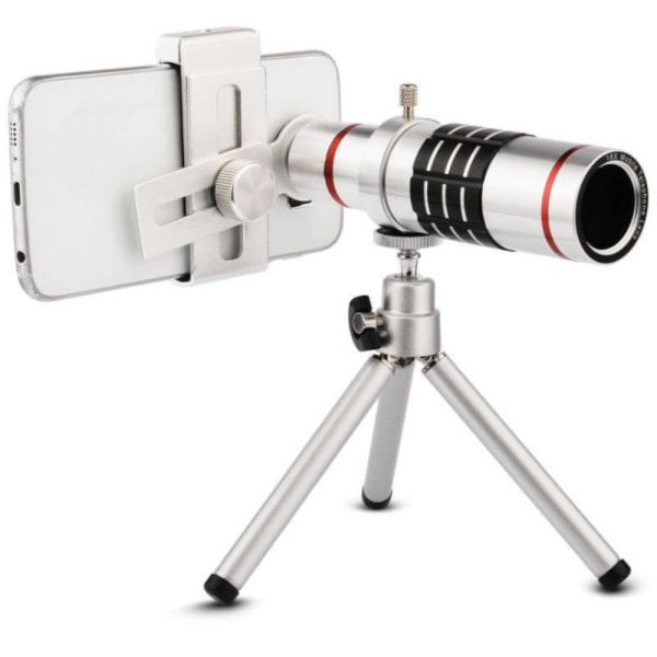 18x Monocular Phone Telescope Triangle Set, Metal HD