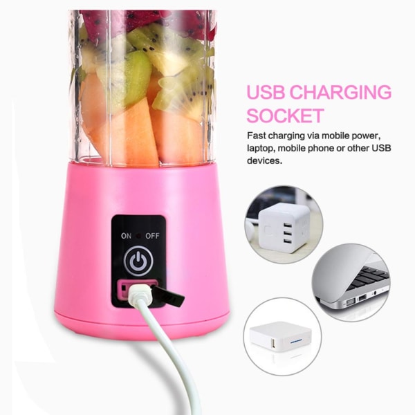Bärbar elektrisk juicepress Uppladdningsbar Smoothie Blender USB