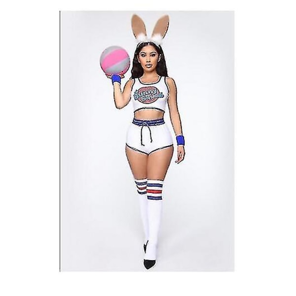 Space Lola Bunny Rabbit Cosplay Kostym Rabbit Bunny Jam S