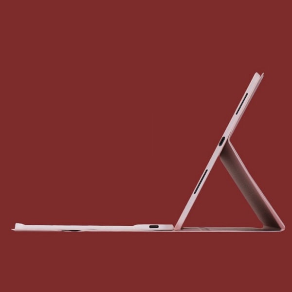 iPad Air4 Qwert Tablet Case, Runt Keycap Tangentbord Case med