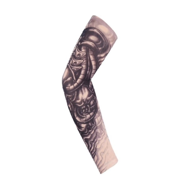 3d-tatuering Uv-skyddsarmhylsa S