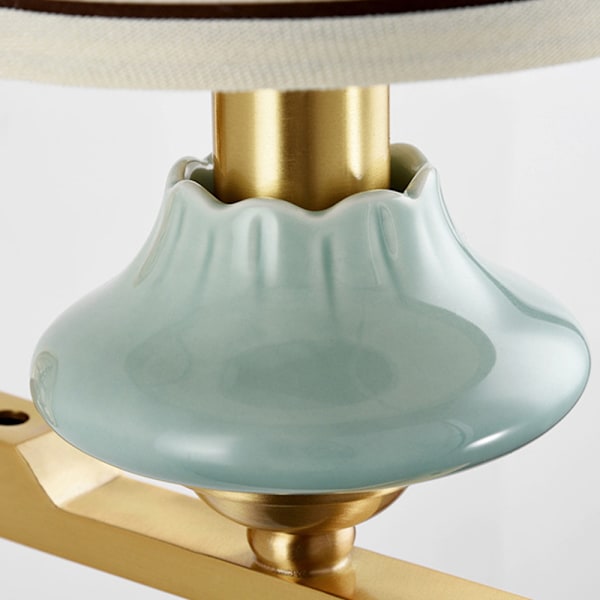 15CM koppar keramisk vägglampa Enkelt huvud stil, E14*1
