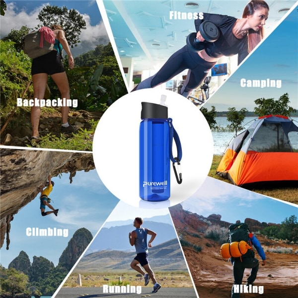 Utomhussporter Bärbar vattenrening Cup Wild Survival