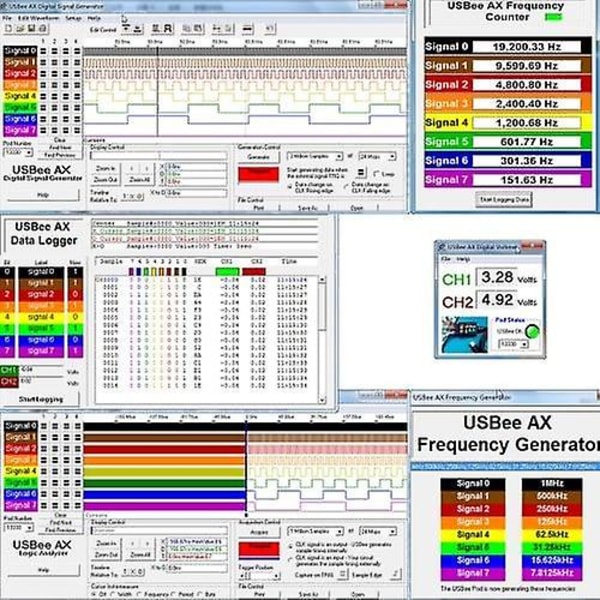 LHT00SU1 Virtual Oscilloscope Logic Analyzer Multifunktionell