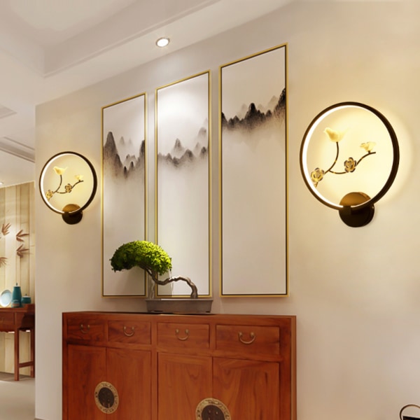 Vägglampa inomhus, Elegant, Patch Ljuskälla, Orkidé 36W Tri-color light