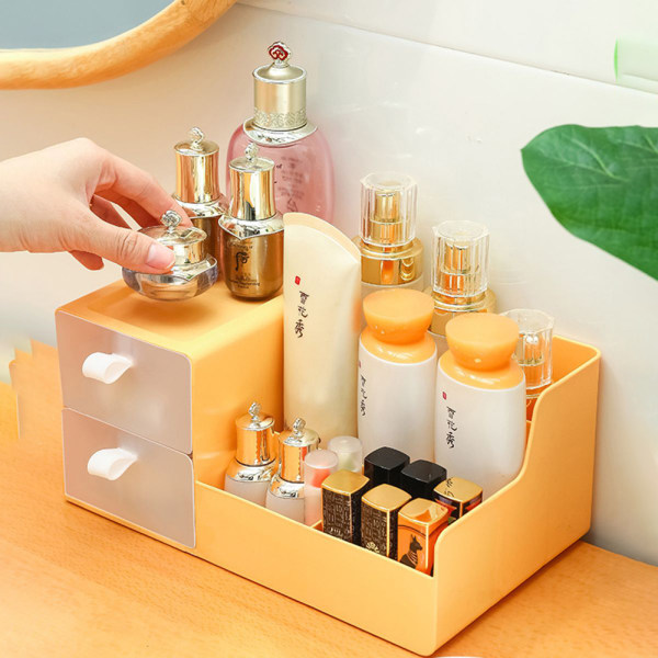 Låda Makeup Organizer Plast Make Up Box Hemmakontor