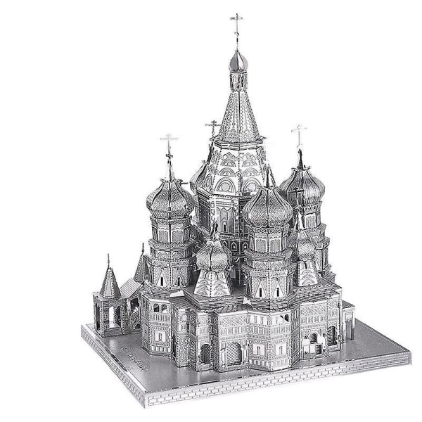 3d metall pussel av basilika katedralen för vuxna barn diy
