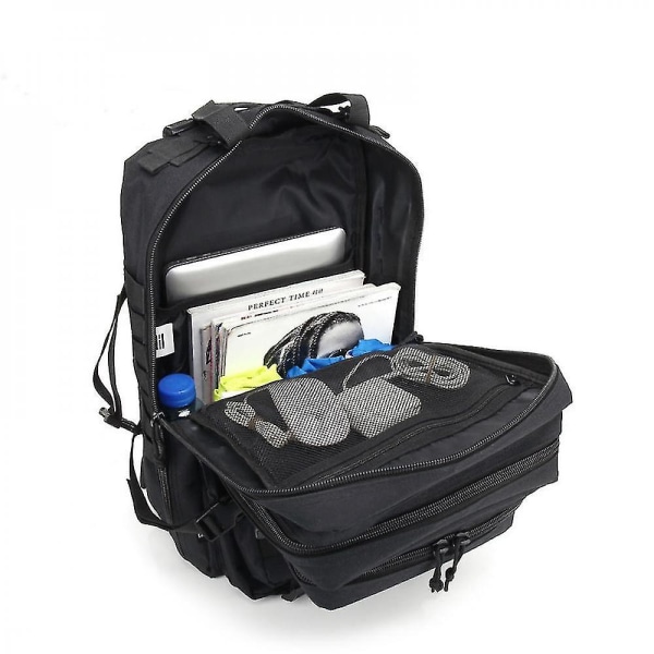 Svart Military Tactical Backpack 45l Assault Pack Large Army