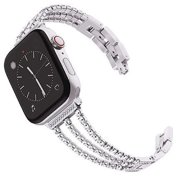 38/40-41 mm, 42/44-45 mm metallarmband för IWatch7SE Apple Silver 38/40-41mm