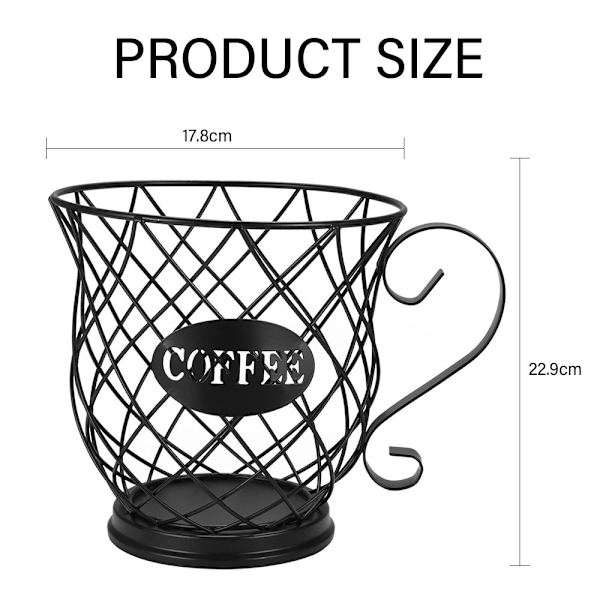 Universal Kaffekapsel Förvaringskorg Kaffekoppskorg