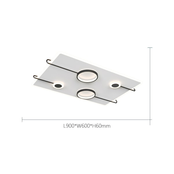 Nordic Ceiling Lamp Atmospheric Vardagslampa Sovrum