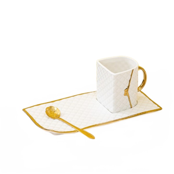 Kreativa set Keramisk kopp och fat High End