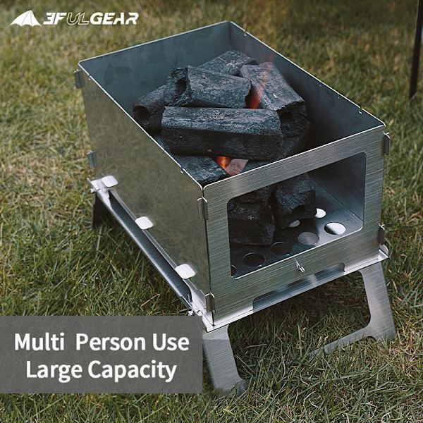 3F UL GEAR Utomhus bärbar BBQ Grill Camping Familjefest