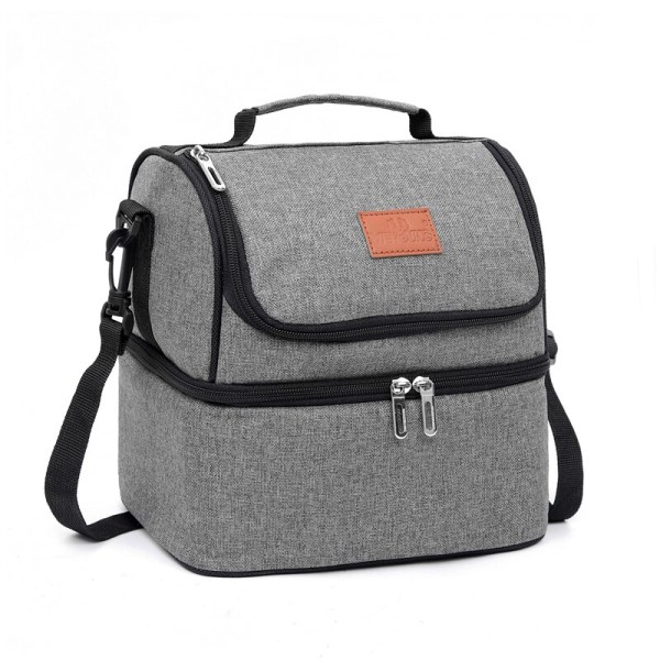 Dubbellager 9L isolerad thermal kylare Lunchboxpåse För