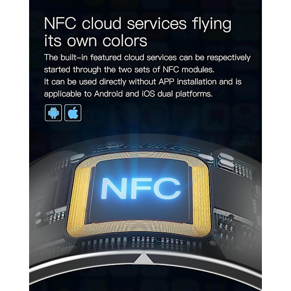 R4 Smart Ring Nfc Electronics Mobil Ios Android Smartphone