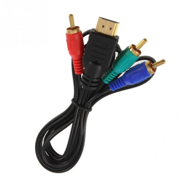 HDMI till 3 RCA-adapterkabel Audio Video AV-kabeladapter