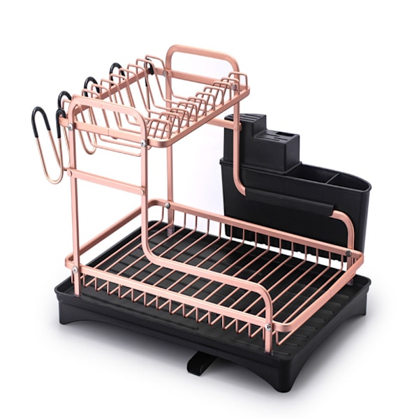 Diskställ i aluminium, tömbar dubbel montering Lämplig för Gold + Black Chassis