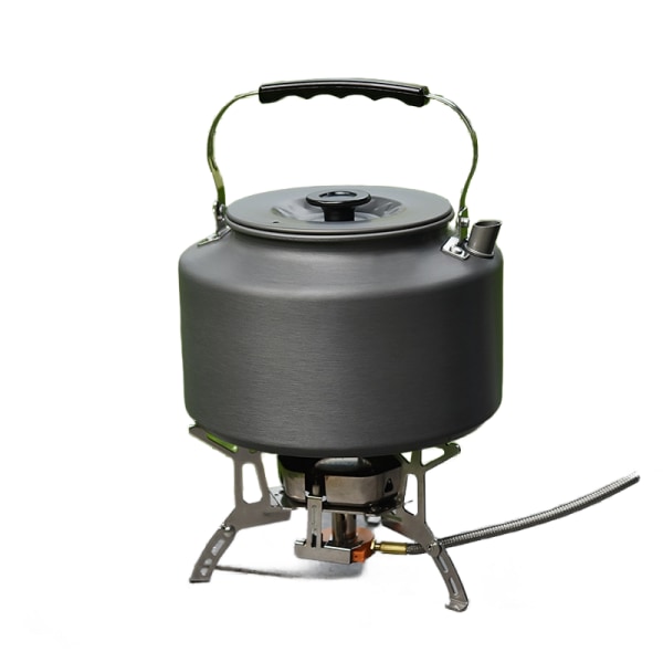 Utomhus Stor Camping Vattenkokare 2L Multifunktionell Legering Stor