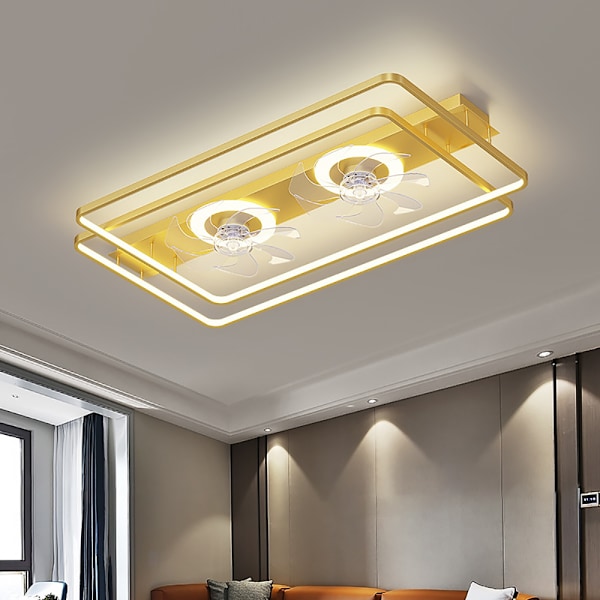 Silent Stealth Fläkt Light Ceiling Light Fashion Vardagsrum
