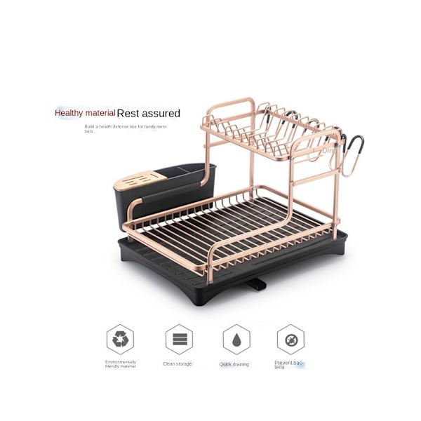 Diskställ i aluminium, tömbar dubbel montering Lämplig för Silver + Black Chassis