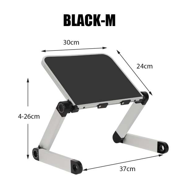 Justerbar ergonomisk bärbar datorstativ Laptopbord för sängen