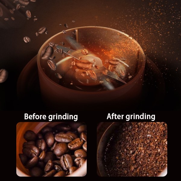USB Recharge Kaffemaskin Mini Bärbar Kaffebryggare