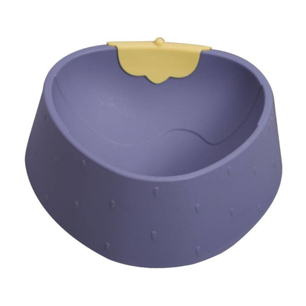 Ins Style Pet Cat Bowl, Strawberry Cartoon Bowl Halkfri Grey