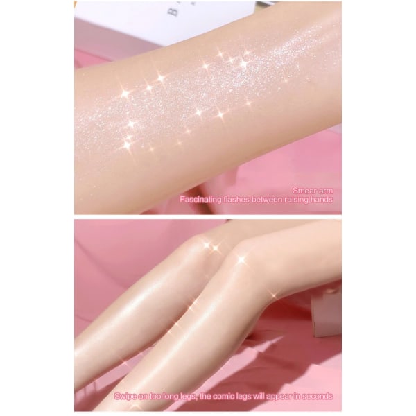 Body Makeup Highlight Glitter Shimmering Powder Ball Powder