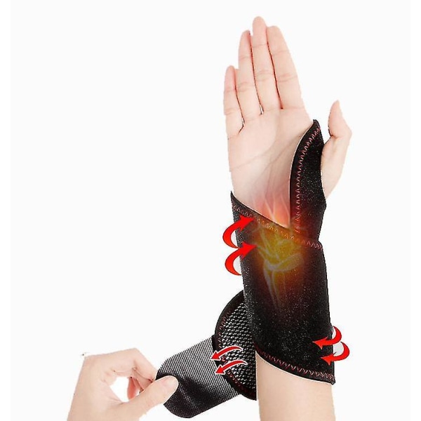 Hand- och handledsuppvärmd hängslen, handledsvärmare elektrisk uppvärmd