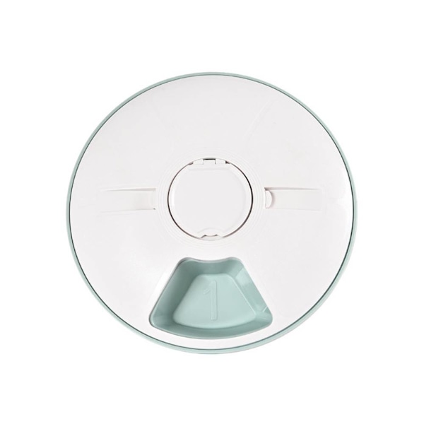 Pet Intelligent Timing Feeder, Sex-hål Timing Kvantitativ Green