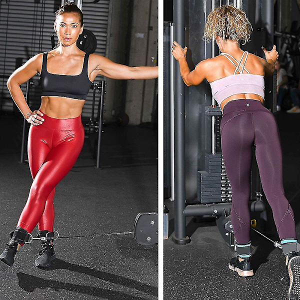 Ankelrem för Fitness, Justerbar Kvinnor Män Ankelrem Rose red
